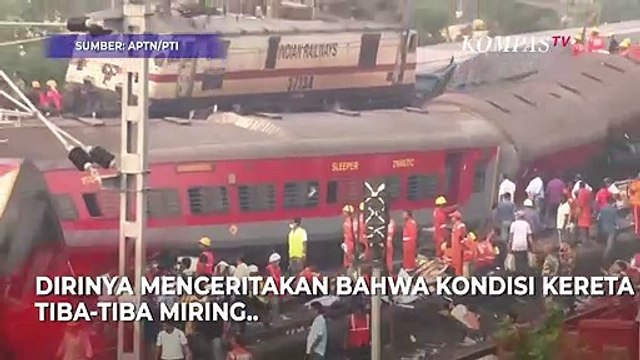 Penumpang Selamat Ceritakan Detik-Detik Kecelakaan Kereta Api di Odisha India