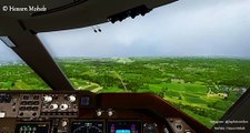 Virgin Atlantic Boeing 747 Landing At Manchester Cockpit View