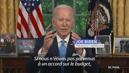 Biden assure aux Américains qu'un défaut de paiement aurait été "catastrophique"