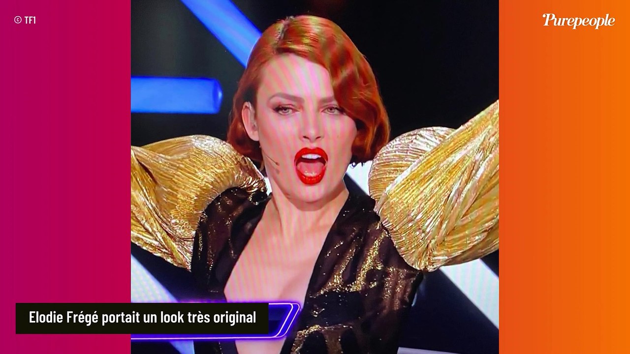 Elodie Frégé : Pin up des années folles, sa tenue (et son décolleté) séduisent Camille Combal