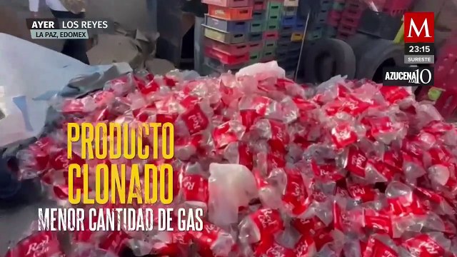 Aseguran fábrica de Coca-Cola pirata en Los Reyes La Paz, Edomex