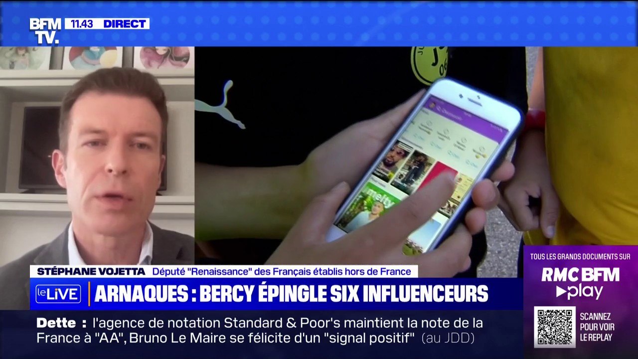 Stéphane Vojetta, député Renaissance et rapporteur de la loi sur les influenceurs: "Il faut continuer le combat"