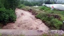 La rivière Sakarya a débordé, l'autoroute Söğüt-İnhisar fermée à la circulation