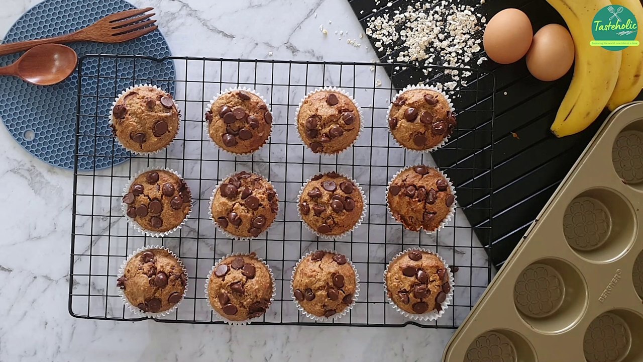 Healthy Peanut Butter Banana Muffin | Gluten free, sugar free and No Butter