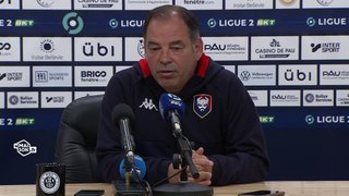 J38 Ligue 2 BKT : la réaction de Stéphane Moulin après Pau FC 0-1 SM Caen