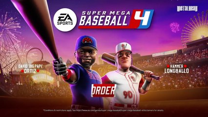 Super Mega Baseball 4 Gameplay On and Off-Field Deep Dive PS