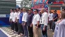 Buka GulaVit 2023 Jakarta E-Prix, Sandiaga Uno Nyanyikan Indonesia Raya Diiringi Marching Band