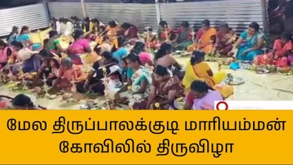 திருவாரூர்:மேல திருப்பாலக்குடி மாரியம்மன் கோவில் திருவிழா