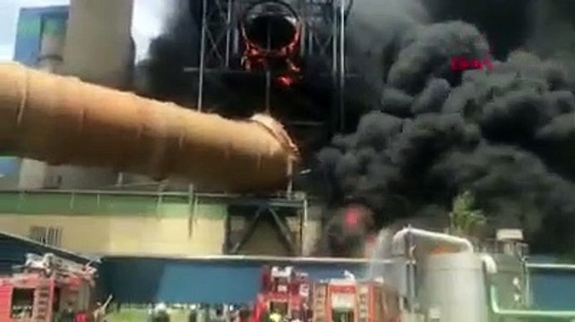 Türkiye'nin en büyük termik santralinde yangın çıktı