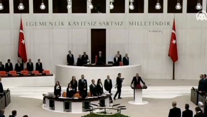 Erdoğan Meclis'te yemin etti