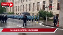 Cumhurbaşkanı Erdoğan yemin töreni için TBMM'de