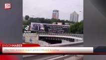 Dilan Polat, kocasının doğum gününü billboard ile kutladı