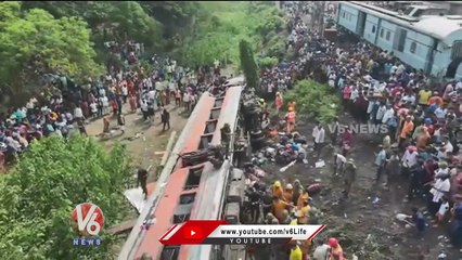 There Are 110 People From Vizag In Coromandel Express, Waltair Says Railway DRM Anup Kumar | V6 News