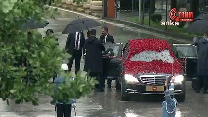 Erdoğan, Yemin Etmek İçin Geldiği TBMM'de Resmi Törenle Karşılandı