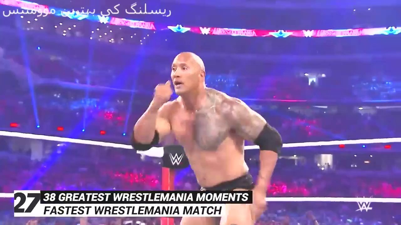 10 Greatest WrestleMania moments of all time 3 June 2023 video Dailymotion