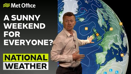Met Office Afternoon Weather Forecast 03/06/2023 - Low cloud clearing away