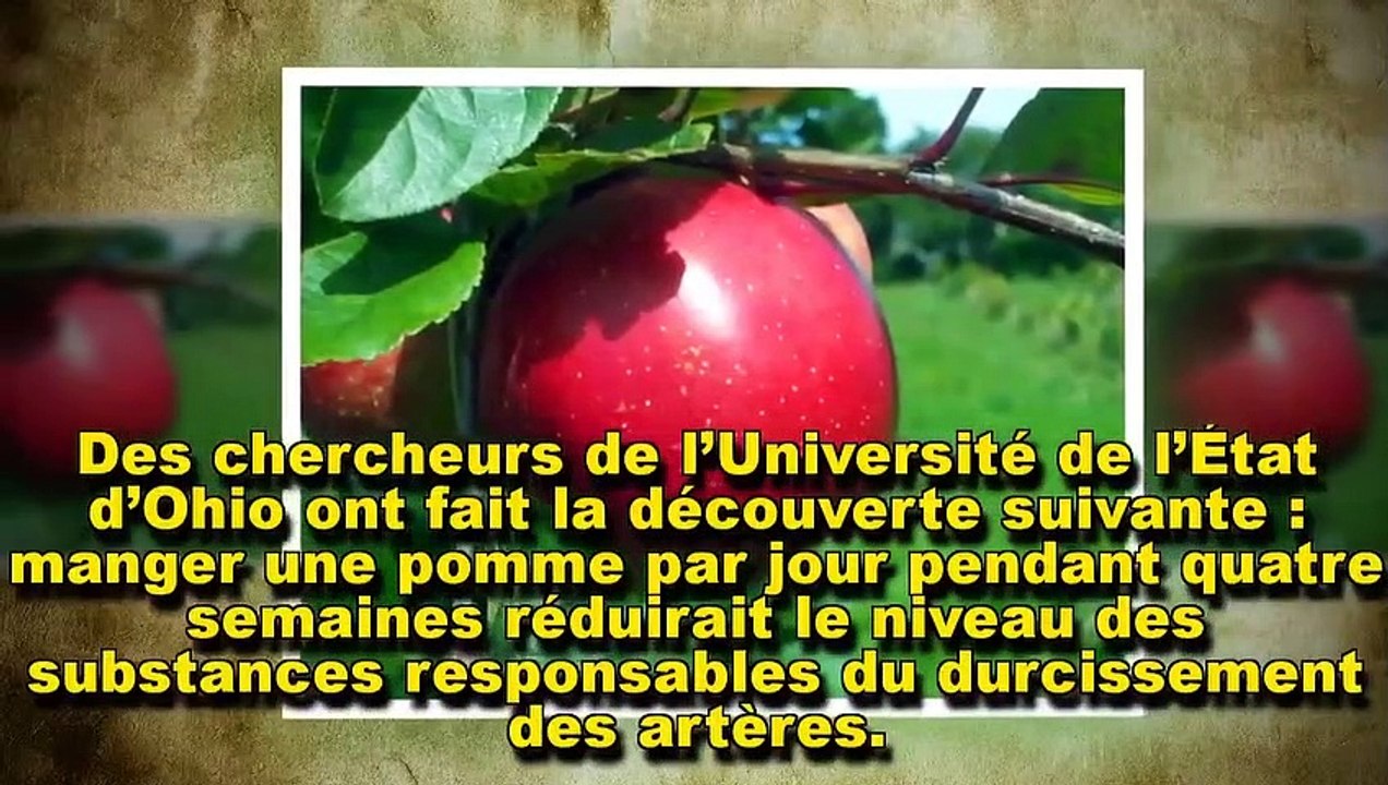 Mangez une pomme par jour !