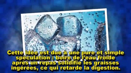 Est-il mauvais de boire de l’eau froide _