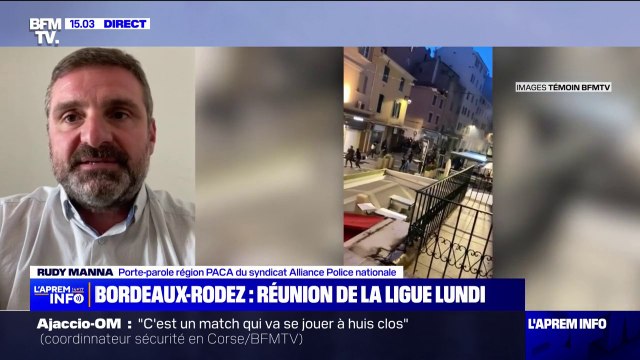 Violences dans le football: Toutes les semaines, on voit que ça devient difficile entre les supporters , regrette le syndicaliste policier Rudy Mana (Alliance)