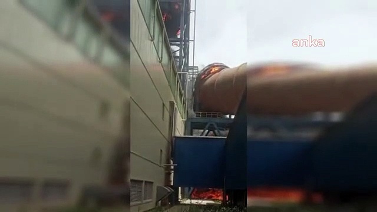 Afşin Elbistan Termik Santrali'nde Çıkan Yangında Soğutma Çalışmaları Başladı, Camilerden Vatandaşlara ' Maske Takın' Çağrısı Yapıldı