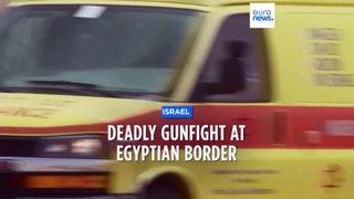 Three Israeli soldiers and Egyptian policeman killed in border shootout
