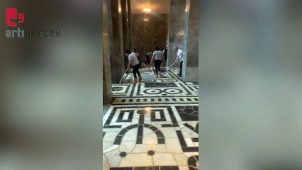 Erdoğan'ın yemin töreni öncesi meclisi su bastı