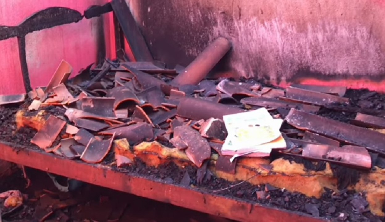 Família pede ajuda após perder quase tudo durante incêndio, no Vale do Piancó