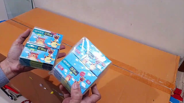 Unboxing and Review of apsara 24 wax crayons small vs 12 shades