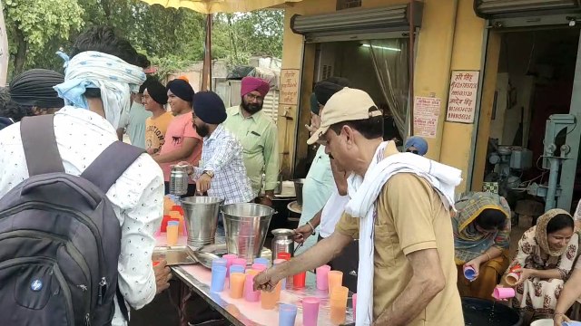 video story- गुरू अर्जुन देव के शहीदी पर्व पर किया छबील का वितरण