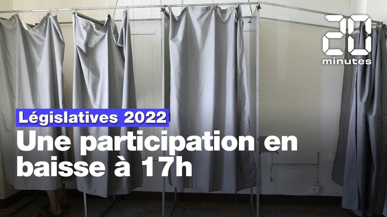 Législatives 2022 : Une participation en baisse à 17h, par rapport au premier tour