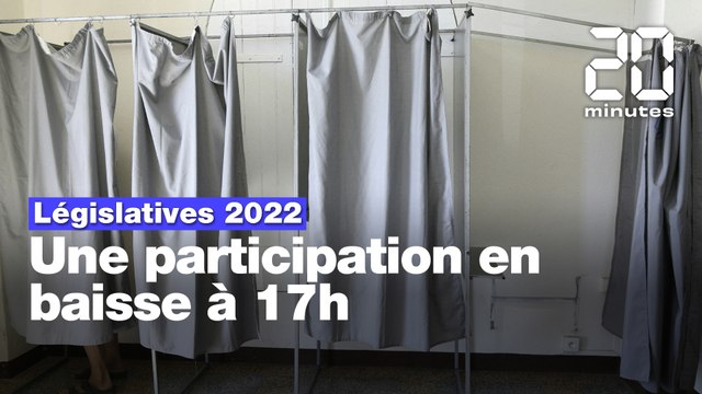 Législatives 2022 : Une participation en baisse à 17h, par rapport au premier tour
