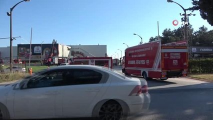 Tuzla'da fabrikanın soğuk havada deposunda yangın çıktı