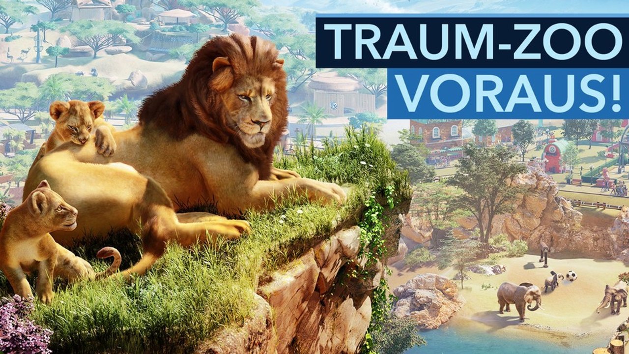 Planet Zoo - Vorschau-Video zum hübschen Tierpark-Baukasten