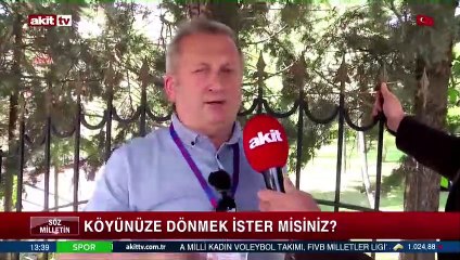 Köyünüze dönmek ister misiniz?
