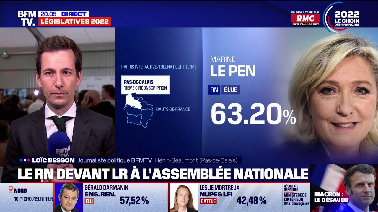 Second tour des législatives: le Rassemblement National devant Les Républicains à l'Assemblée nationale