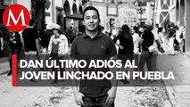 Con mariachi y aplausos, despiden en Iztapalapa a ex asesor linchado en Puebla