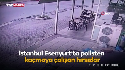 Polisten kaçan hırsızlar kamyonetle pastaneye girdi