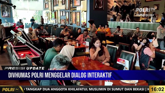 PRESISI UPDATE 16.00 WIB : Divisi Humas Polri Menggelar Dialog Interaktif Tentang Transformasi Digital Polri Presisi