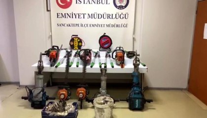Sancaktepe'de iş yerlerinden 220 bin TL'lik hırdavat çalan şahıslar yakalandı