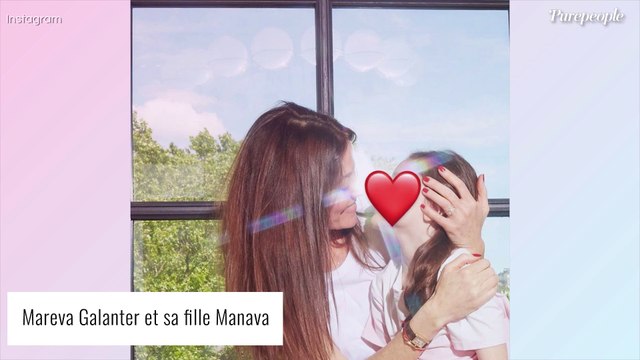 Mareva Galanter pose avec sa fille Manava : cheveux longs et regard complice, elle a bien grandi