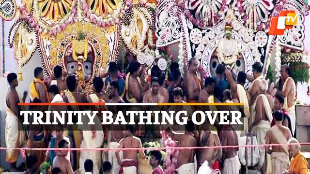 WATCH | Rituals Ahead Of Hati Besha Of Trinity | Deba Snana Purnima In Puri