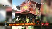 Diduga Akibat Korsleting Listrik, 1 Rumah Warga di Gorontalo Ludes Terbakar