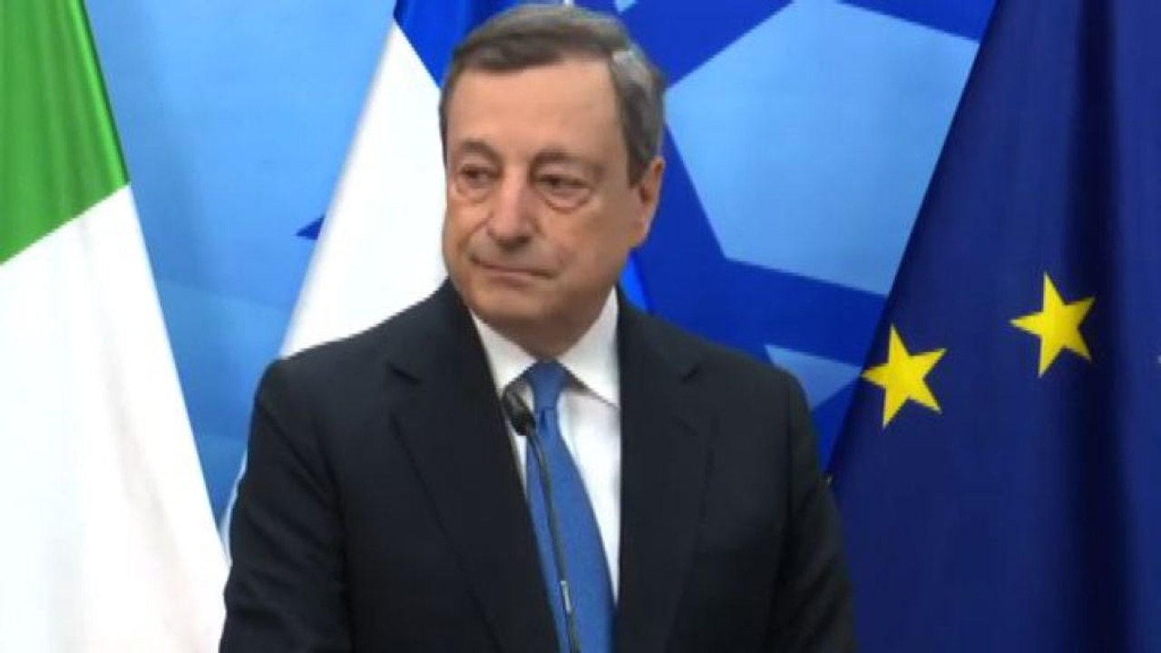 Draghi: lavoriamo con Israele per ridurre dipendenza da gas russo