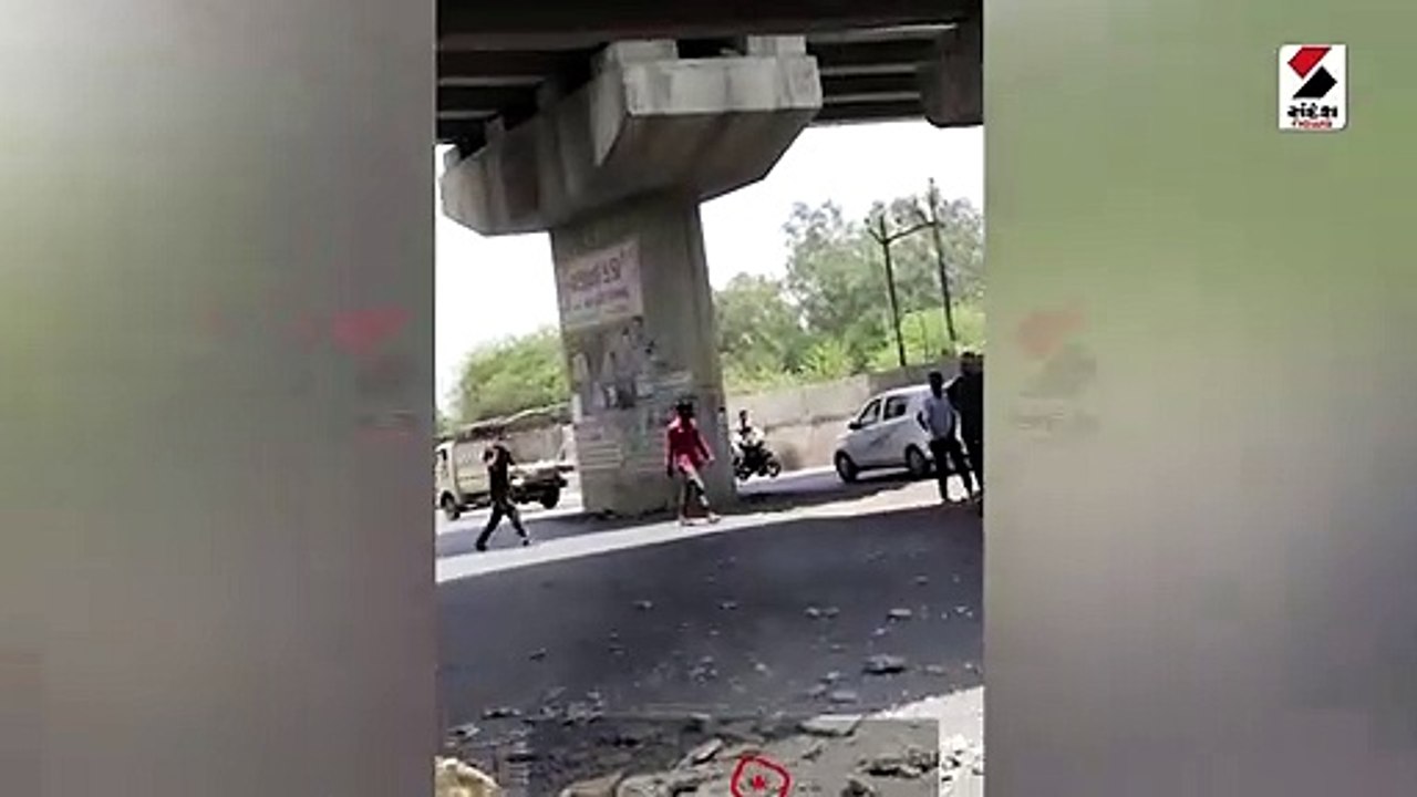 ભરૂચના નંદેલાવ બ્રિજનો એક ભાગ તૂટી પડ્યો