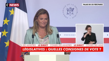 Olivia Grégoire : «La ligne est très claire, pas une seule voix au Rassemblement national».