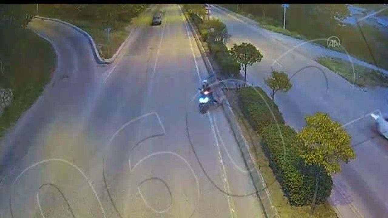 Trafik kazaları KGYS kameralarına yansıdı