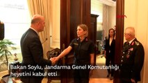 Bakan Soylu, Jandarma Genel Komutanlığı heyetini kabul etti