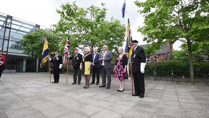 Wigan Falklands ceremony