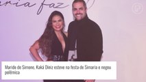 Kaká Diniz acompanha Simone em aniversário de Simaria e afasta polêmica com cunhada: 'Nunca soltei indireta'