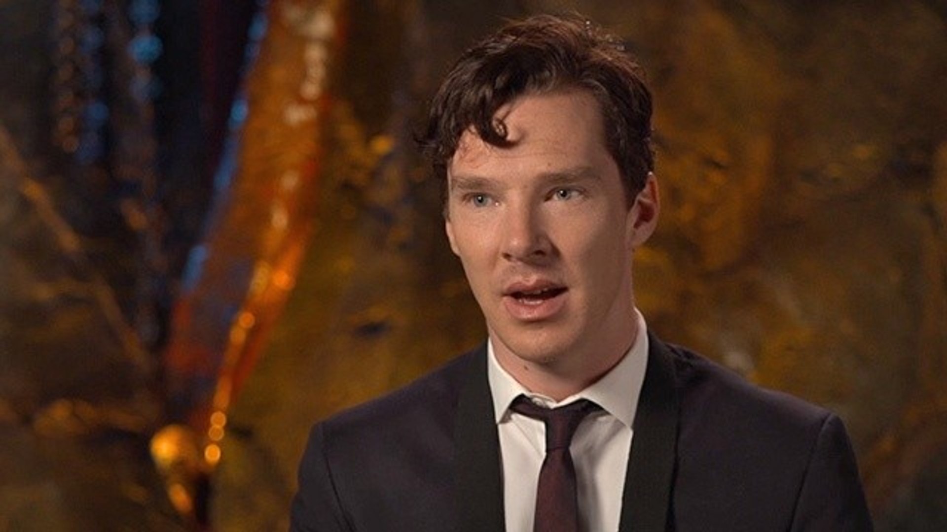 Der Hobbit 2: Smaugs Einöde - Smaug alias Benedict Cumberbatch im Interview, image size:1920x1080